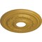 Ekena Millwork Galway Ceiling Medallion (Fits Canopies up to 3 1/4"), 15 3/4"OD x 3 1/4"ID x 1"P, Iridescent Gold CM15GAIGS - alternate 2